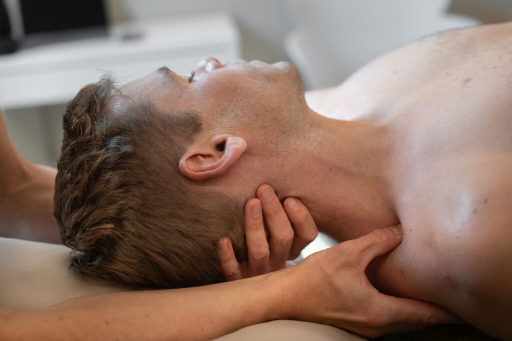 Manuelle Triggerpunkt-Behandlung bei BewegPunkt Physiotherapie in Dornbirn