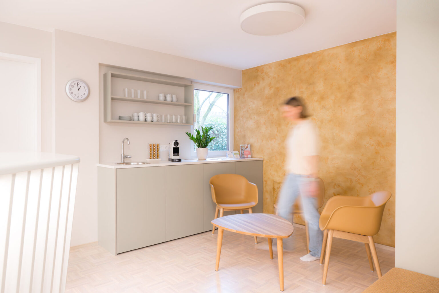 Der Empfang der Praxis für Physiotherapie und Osteopathie in Dornbirn